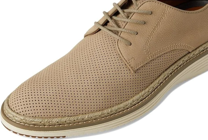 Johnston & Murphy Upton Perfed Plain Toe Men's Lace-up Boots Taupe : 9.5 M (D), Leather - Image 7