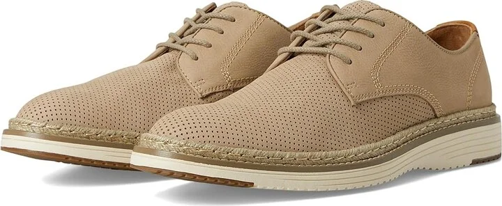 Johnston & Murphy Upton Perfed Plain Toe Men's Lace-up Boots Taupe : 9.5 M (D), Leather
