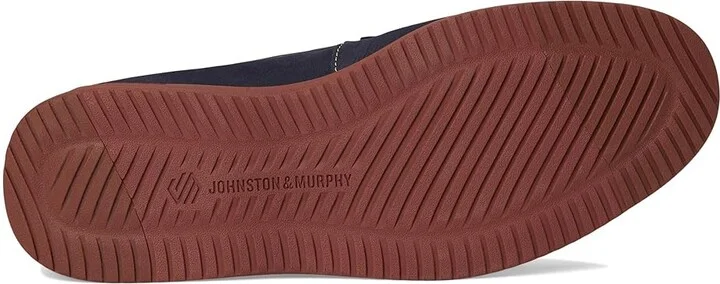 Johnston & Murphy Upton Perfed Venetian Men's Lace-up Boots Navy Nubuck : 10.5 M (D), Leather/Mesh/Nubuck - Image 3
