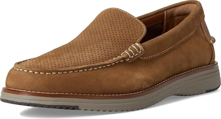 Johnston & Murphy Upton Perfed Venetian Men's Lace-up Boots Snuff Nubuck : 11.5 M (D), Leather/Mesh/Nubuck - Image 5