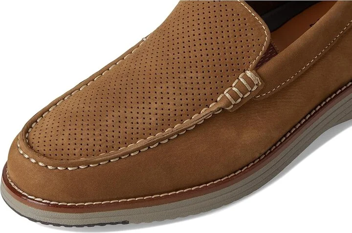 Johnston & Murphy Upton Perfed Venetian Men's Lace-up Boots Snuff Nubuck : 11.5 M (D), Leather/Mesh/Nubuck - Image 7