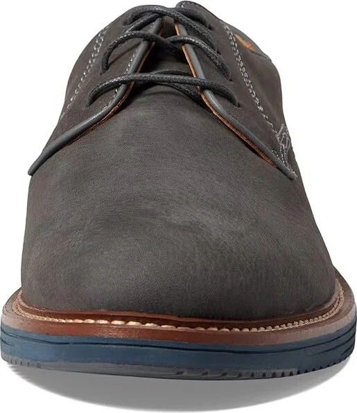 Johnston & Murphy Upton Plain Toe Men's Shoes Gray Nubuck : 8 M (D), Suede/Leather - Image 5