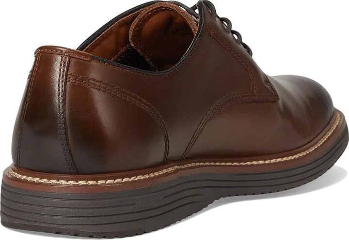 Johnston & Murphy Upton Plain Toe Men's Shoes Tan Full Grain 1 : 13 W (EE), Suede/Leather - Image 4