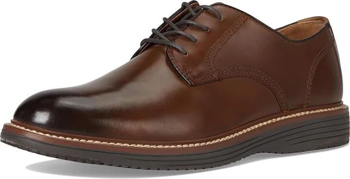 Johnston & Murphy Upton Plain Toe Men's Shoes Tan Full Grain 1 : 13 W (EE), Suede/Leather - Image 5