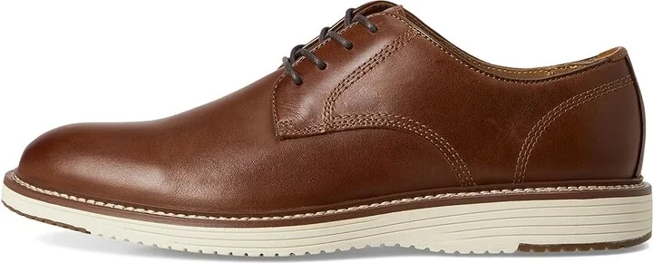 Johnston & Murphy Upton Plain Toe Men's Shoes Tan Full Grain : 8 M (D), Suede/Leather - Image 6
