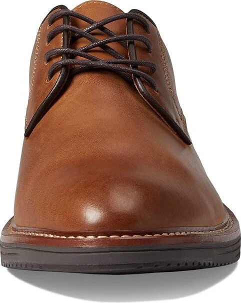 Johnston & Murphy Upton Plain Toe Men's Shoes Tan Oiled Full Grain : 8 M (D), Suede/Leather - Image 5