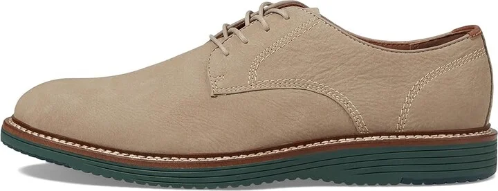Johnston & Murphy Upton Plain Toe Men's Shoes Taupe Nubuck : 12 M (D), Suede/Leather - Image 6