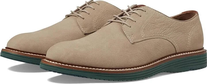 Johnston & Murphy Upton Plain Toe Men's Shoes Taupe Nubuck : 12 M (D), Suede/Leather