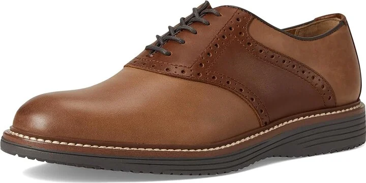 Johnston & Murphy Upton Saddle Men's Slip on Shoes Tan Oiled/Tan Full Grain : 10.5 M (D), Leather - Image 5