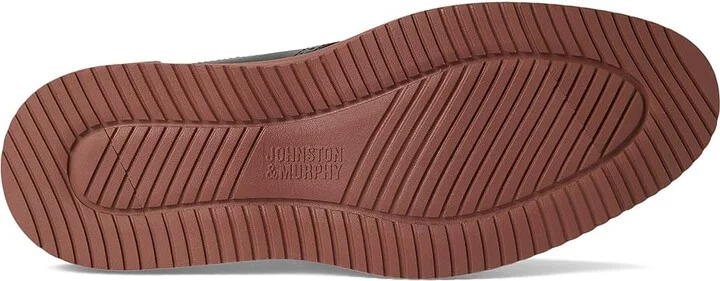 Johnston & Murphy Upton Saddle Men's Slip on Shoes Taupe Nubuck/Black Full Grain : 9.5 M (D), Leather - Image 3