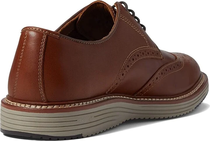 Johnston & Murphy Upton Wing Tip Men's Shoes Tan Full Grain : 8 M (D), Leather - Image 4
