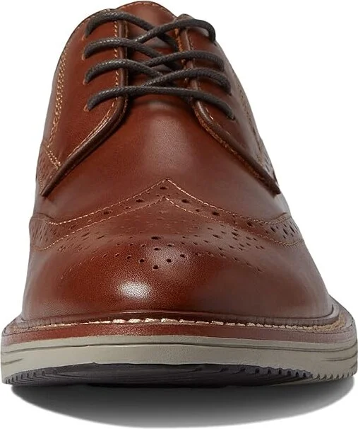 Johnston & Murphy Upton Wing Tip Men's Shoes Tan Full Grain : 8 M (D), Leather - Image 5