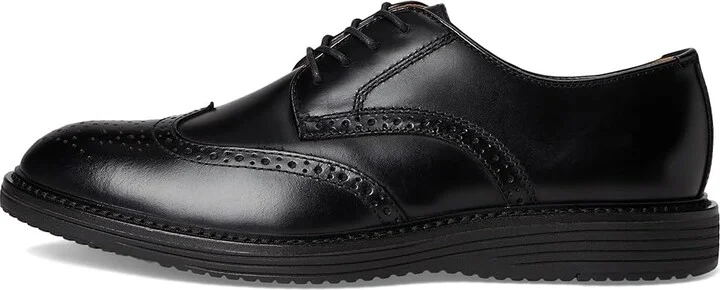 Johnston & Murphy Upton Wingtip Men's Shoes Black Full Grain : 14 M (D), Leather - Image 6
