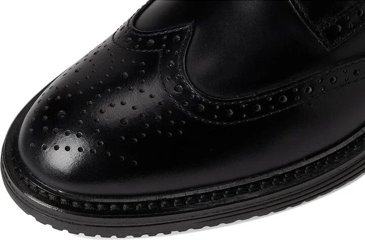 Johnston & Murphy Upton Wingtip Men's Shoes Black Full Grain : 14 M (D), Leather - Image 7