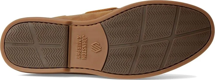 Johnston & Murphy Ventura 2-Eye Boat Shoe Men's Lace-up Boots Tan Full Grain : 13 M (D), Leather - Image 3
