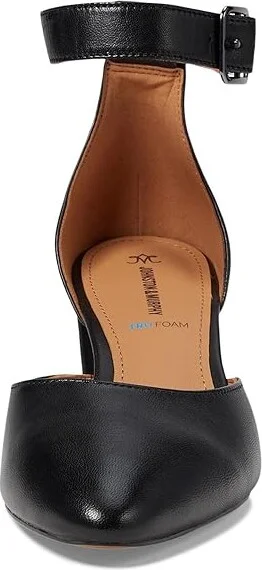 Johnston & Murphy Vicki Ankle Strap High Women's Heels Black : 7.5 M, Leather/Rubber - Image 2