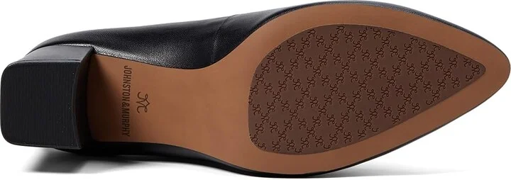 Johnston & Murphy Vicki Pump High Women's Heels Black : 6.5 M, Leather - Image 3