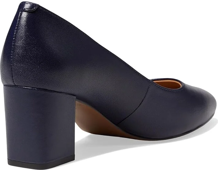 Johnston & Murphy Vicki Pump High Women's Heels Navy Glove : 6.5 M, Leather - Image 4
