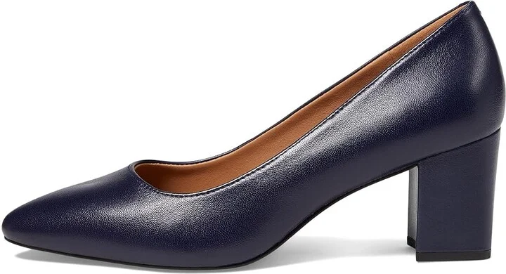 Johnston & Murphy Vicki Pump High Women's Heels Navy Glove : 6.5 M, Leather - Image 5
