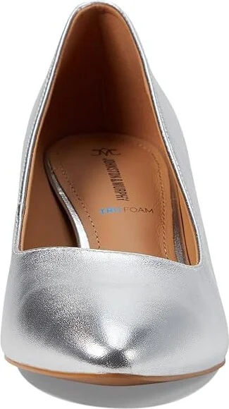 Johnston & Murphy Vicki Pump High Women's Heels Silver Metallic : 11 M, Leather - Image 2