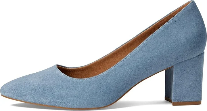 Johnston & Murphy Vicki Pump High Women's Heels Slate Blue : 8 M, Leather - Image 5