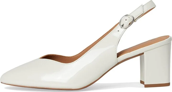 Johnston & Murphy Vicki Slingback Pump Women's Sandals Bone Italian Pearlized Patent Leather : 7.5 M - Image 6