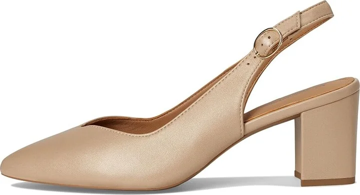 Johnston & Murphy Vicki Slingback Pump Women's Sandals Sand Pearlized Glove Leather : 7.5 M - Image 6