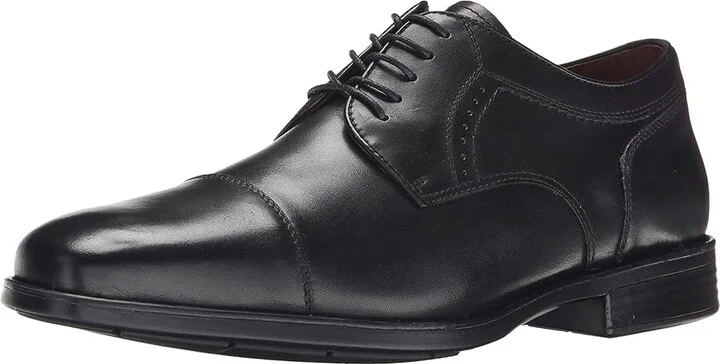 Johnston & Murphy Waterproof XC4(r) Branning Cap Dress Cap Toe Oxford Men's Lace Up Cap Toe Shoes Black Waterproof Calfskin : 7 M (D) - Image 2