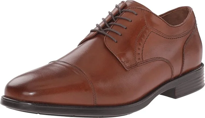 Johnston & Murphy Waterproof XC4(r) Branning Cap Dress Cap Toe Oxford Men's Lace Up Cap Toe Shoes Tan Waterproof Calfskin : 7.5 M (D) - Image 2