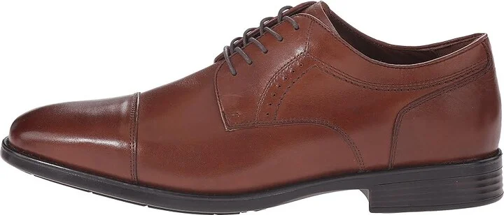 Johnston & Murphy Waterproof XC4(r) Branning Cap Dress Cap Toe Oxford Men's Lace Up Cap Toe Shoes Tan Waterproof Calfskin : 7.5 M (D) - Image 7