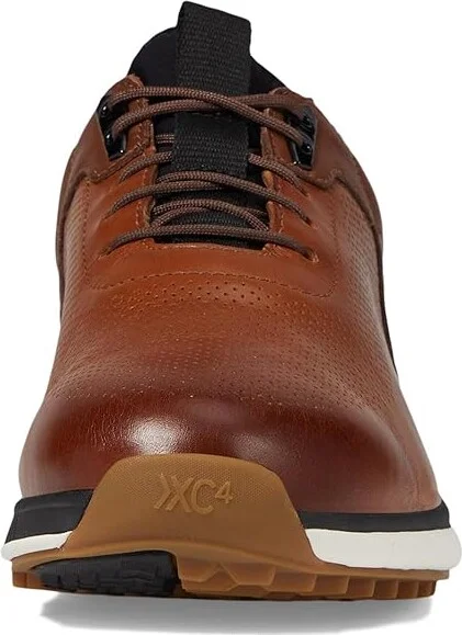 Johnston & Murphy Waterproof XC4(r) Golf H1-Luxe Hybrid Sneaker Men's Shoes Tan Waterproof Full Grain : 8 M (D), Leather - Image 4
