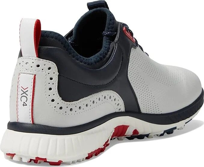 Johnston & Murphy Waterproof XC4(r) XC4 H1-Luxe Hybrid Men's Shoes White/Navy/Red Waterproof Full Grain : 8 M (D), Leather - Image 4