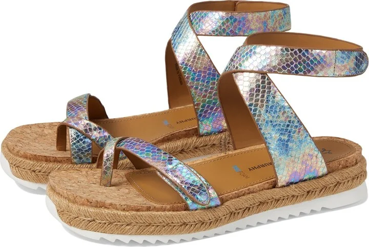 Johnston & Murphy Women's Michelle Ankle Strap Wedge Sandal