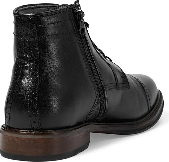 Johnston & Murphy XC Flex Raleigh Cap Toe Zip Men's Boots Black Full Grain : 9 M (D), Leather - Image 4