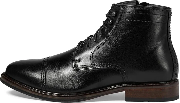 Johnston & Murphy XC Flex Raleigh Cap Toe Zip Men's Boots Black Full Grain : 9 M (D), Leather - Image 6
