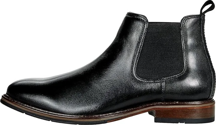 Johnston & Murphy XC Flex Raleigh Chelsea Men's Shoes Black Full Grain : 8 M (D), Leather - Image 6