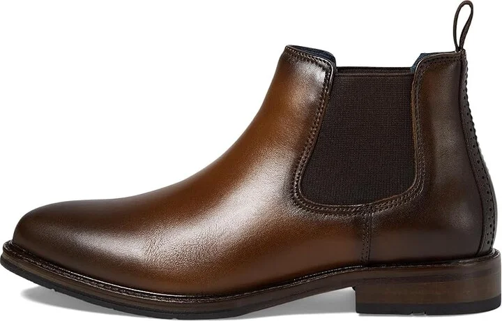 Johnston & Murphy XC Flex Raleigh Chelsea Men's Shoes Tan Full Grain : 8 M (D), Leather - Image 6