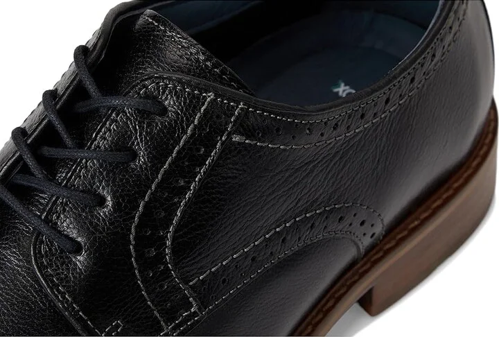 Johnston & Murphy XC Flex Raleigh Plain Toe Men's Shoes Black Full Grain : 8 M (D), Leather - Image 7