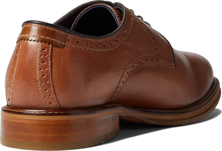 Johnston & Murphy XC Flex Raleigh Plain Toe Men's Shoes Tan Full Grain : 8 M (D), Leather - Image 4