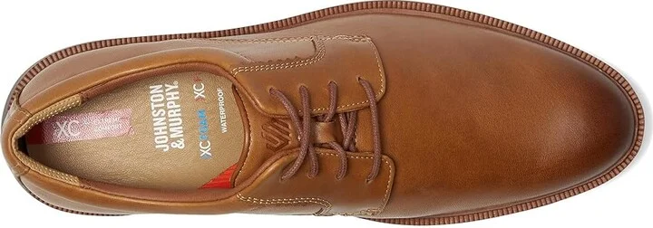 Johnston & Murphy XC+ Parker Plain Toe Men's Shoes Tan Waterproof Full Grain : 11 M (D), Leather - Image 2