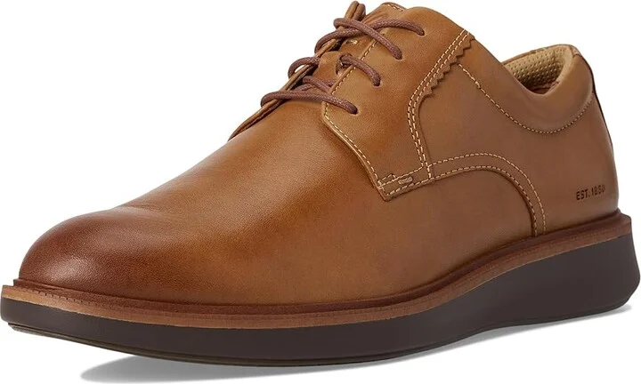 Johnston & Murphy XC+ Parker Plain Toe Men's Shoes Tan Waterproof Full Grain : 11 M (D), Leather - Image 5