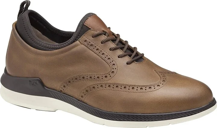Johnston & Murphy XC4 Lancer Wing Tip Men's Shoes Tan : 8 M (D), Leather
