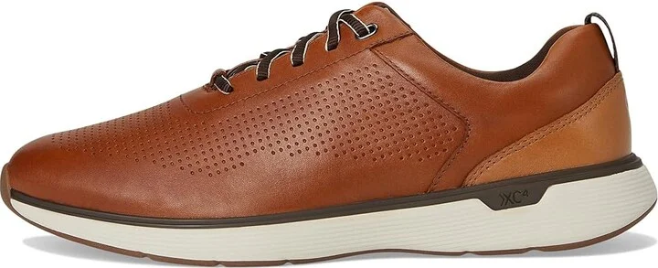 Johnston & Murphy XC4 Prentiss 2 Embossed U-Throat Men's Shoes Tan Waterproof Full Grain : 8 XW (EEE), Leather - Image 6