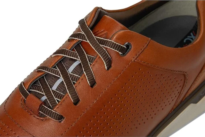Johnston & Murphy XC4 Prentiss 2 Embossed U-Throat Men's Shoes Tan Waterproof Full Grain : 8 XW (EEE), Leather - Image 7