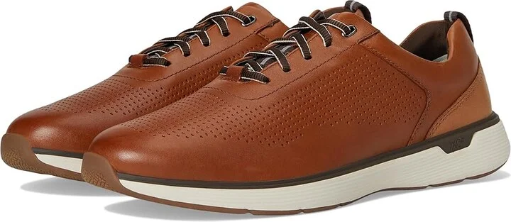 Johnston & Murphy XC4 Prentiss 2 Embossed U-Throat Men's Shoes Tan Waterproof Full Grain : 8 XW (EEE), Leather
