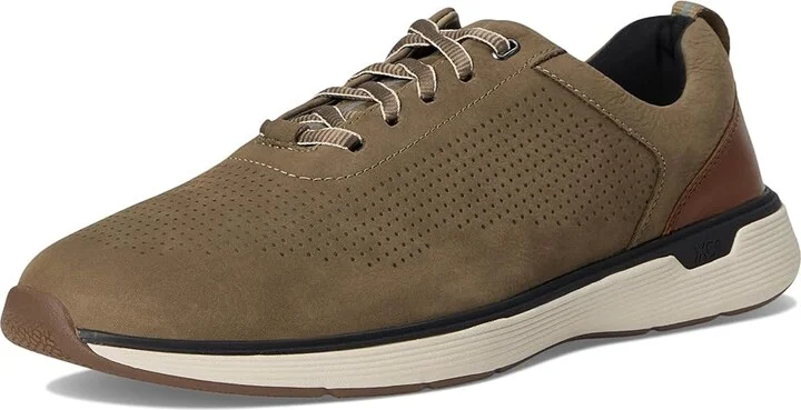 Johnston & Murphy XC4 Prentiss 2 Embossed U-Throat Men's Shoes Taupe Tumbled Nubuck : 11.5 M (D), Leather - Image 5