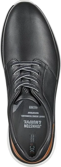 Johnston & Murphy Xc4 Prentiss 2 Plain Toe Men's Shoes Black Waterproof Full Grain : 9 XW (EEE), Leather - Image 2