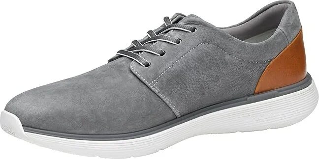 Johnston & Murphy Xc4 Prentiss 2 Plain Toe Men's Shoes Gray Waterproof Tumbled Nubuck : 11 XW (EEE), Leather - Image 5