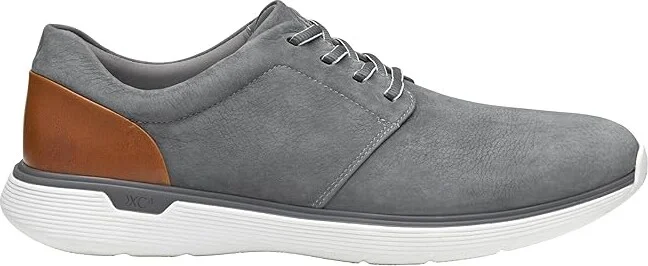 Johnston & Murphy Xc4 Prentiss 2 Plain Toe Men's Shoes Gray Waterproof Tumbled Nubuck : 11 XW (EEE), Leather - Image 6
