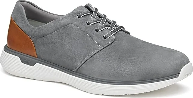 Johnston & Murphy Xc4 Prentiss 2 Plain Toe Men's Shoes Gray Waterproof Tumbled Nubuck : 11 XW (EEE), Leather